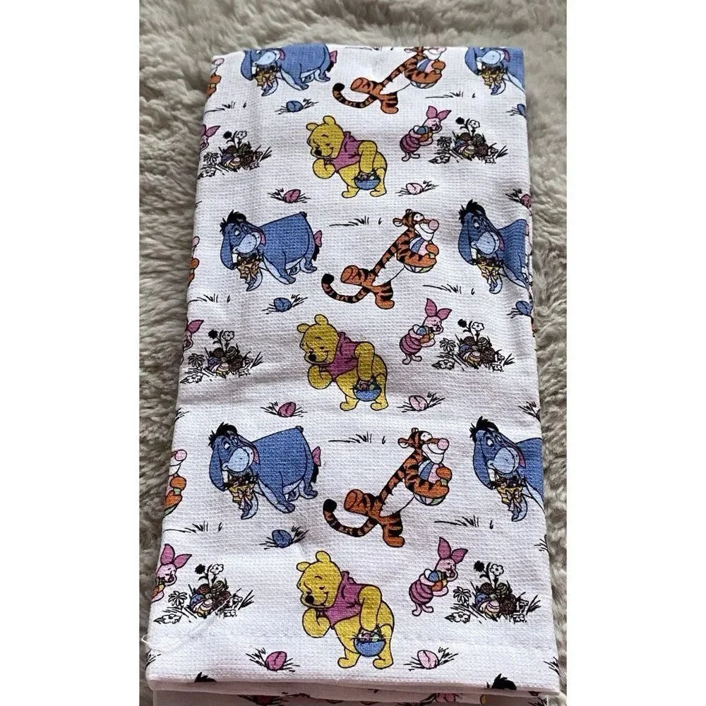 2 Pack Disney Winnie the Pooh & Friends Easter Kitchen Towels 16‎ X 26” NEW